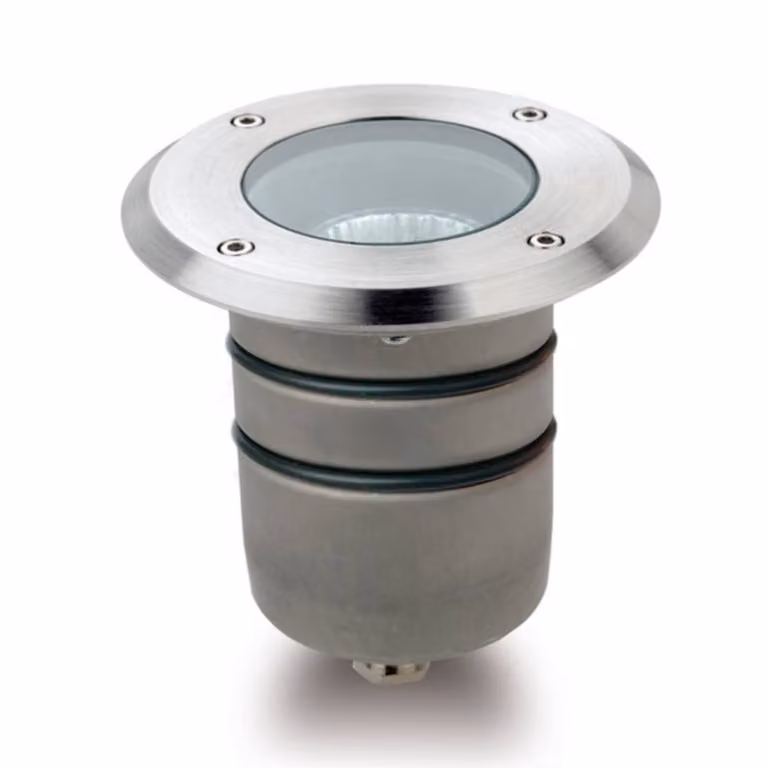 LEDS-C4 AQUA waterbestendige inbouwlamp voor in de tuin, grijs/zink/roestvrij staal
