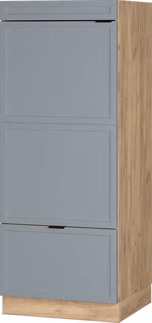 Vicco Fame-Line Hoge kast Licht blauw-grijs/Goudkleurig Eiken, Model 50897