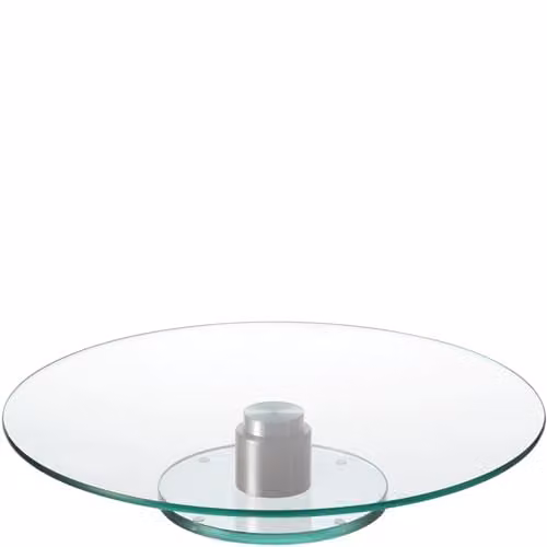 Leonardo Taartplateau Turn rond, transparant, B/D/H: 33 x 33 x 7 cm