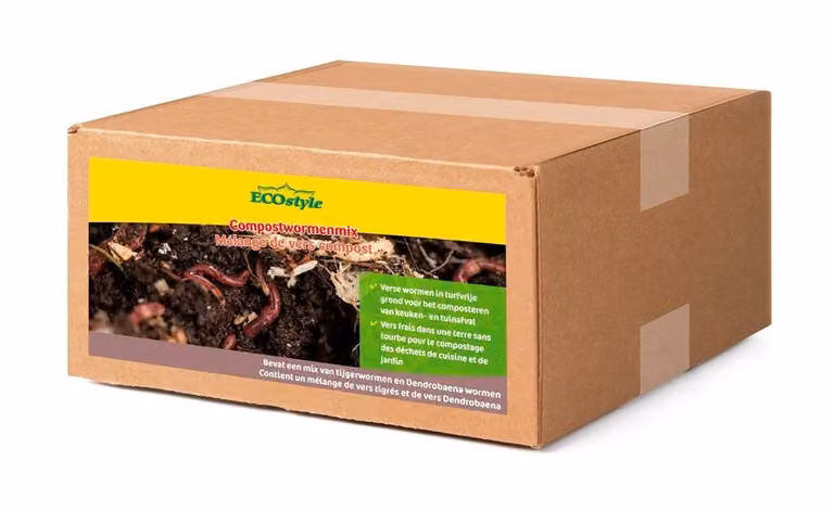 Ecostyle verse wormenmix voor compostering 1 kg
