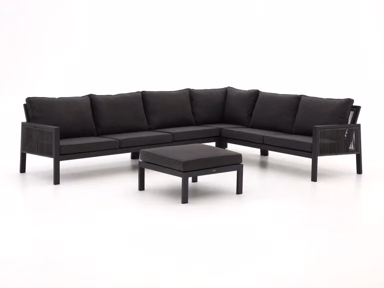 Manifesto Furniture Hoek loungeset voor 6 personen, Grijs, Aluminium met Textiel
