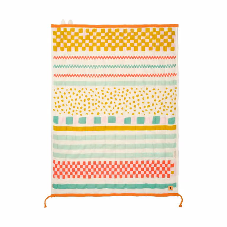 Kid's Concept Pippi deken voor kinderen, Multi, 130 x 170 cm