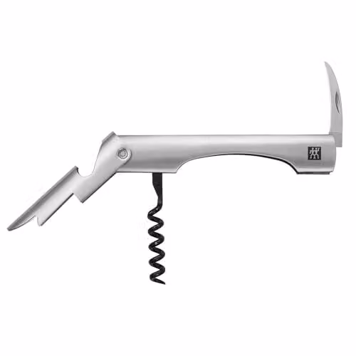 Zwilling Sommelier kurkentrekker en sommelier mes set, roestvrij staal, zilver, 15 cm x 8 cm
