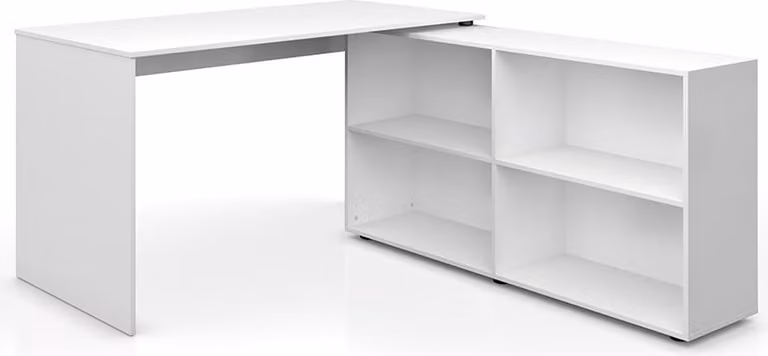 Vicco FlexPlus Hoekbureau Wit, B: 137 cm, D: 60 cm
