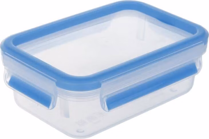 Tefal K30211 Bak, Rechthoekig, 0,55 liter, Blauw, Transparant, Kunststof