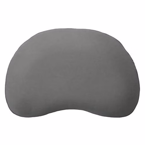Edda Lux Hoes voor Tempur Curve S en M hoofdkussen, 61 x 40 cm, Leisteen, 100% katoen