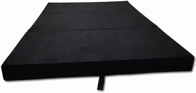 ODOL-PLUSZ Opvouwbaar logeermatras voor volwassenen, zwart, B/D/H: 80 x 200 x 10 cm