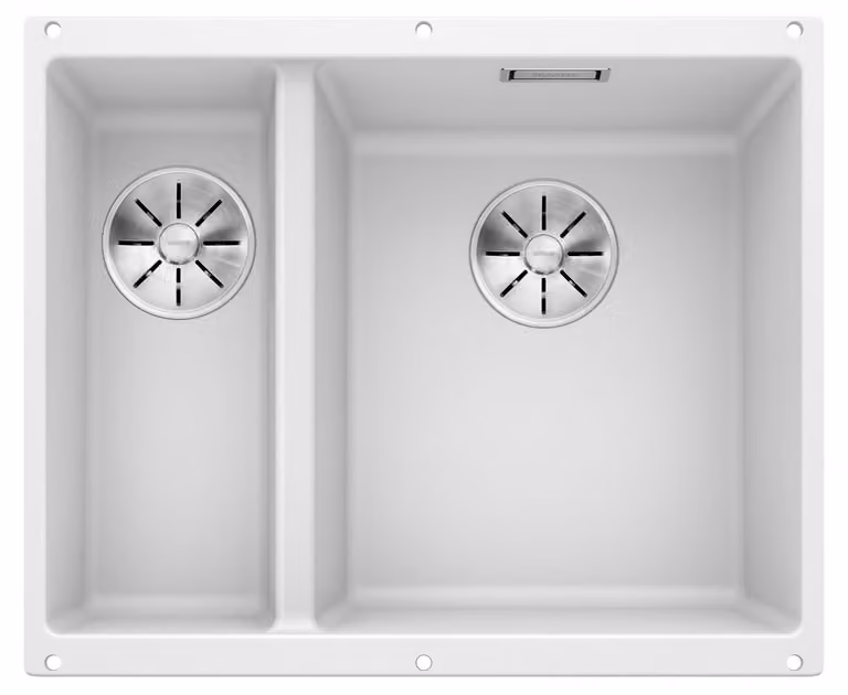 Blanco Subline 340/160-U Kast met spoelbak, Silgranit, Wit, Links, Breedte: 60 cm