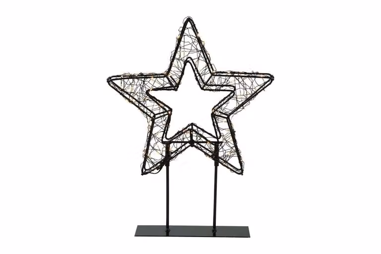 Countryfield Kerstster Hein zwart 37 cm