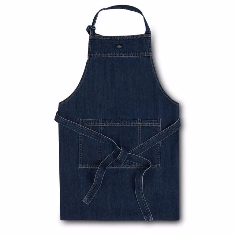 Lexington Icons Denim schort voor volwassenen in denimblauw
