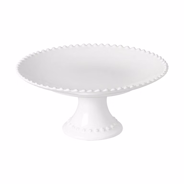 Costa Nova Pearl taartplateau wit, Ø 28,4 cm