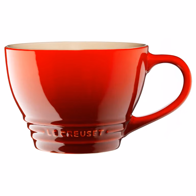 Le Creuset mok 40 cl Kersenrood