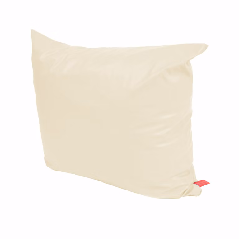 Beige waterdicht binnenkussen met ritssluiting voor aanpasbare dikte, 60 x 70 cm