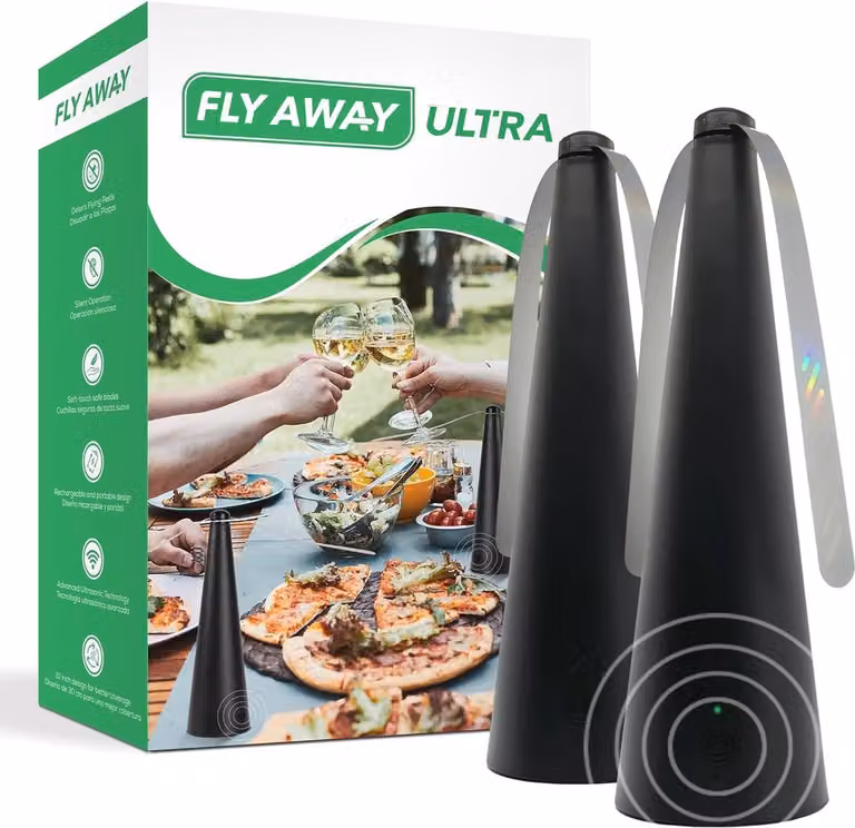 Oplaadbare buitenventilatoren met ultrasone insectenwering voor tafel en buitenruimtes