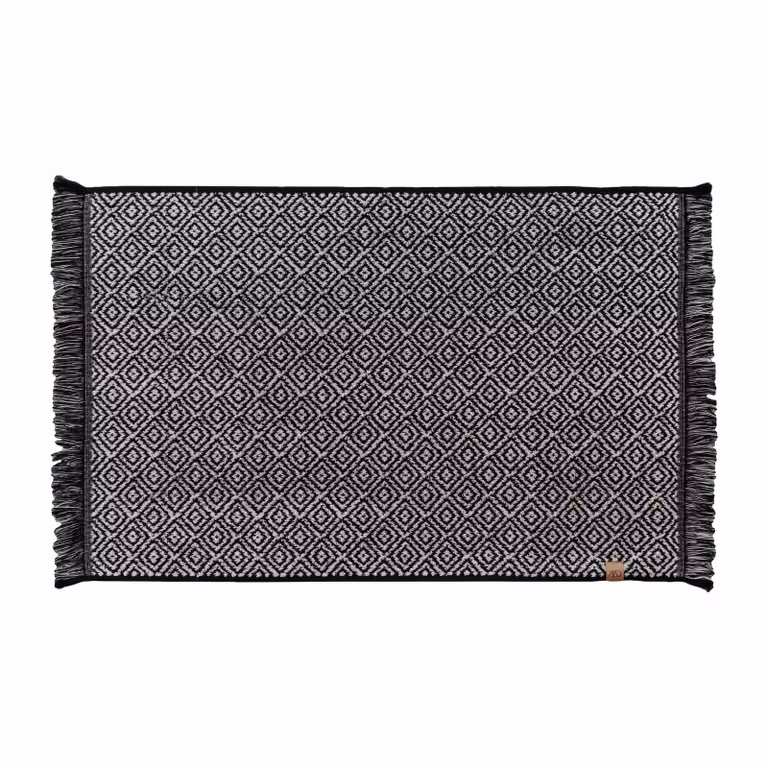 Mette Ditmer Morocco badmat Black-white 50 x 80 cm