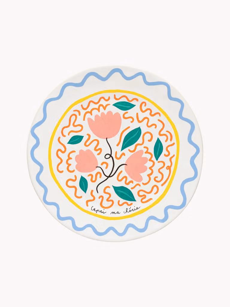 Costa Nova Summer Bliss dinerbord Capri, multicolor, Ø 27 cm