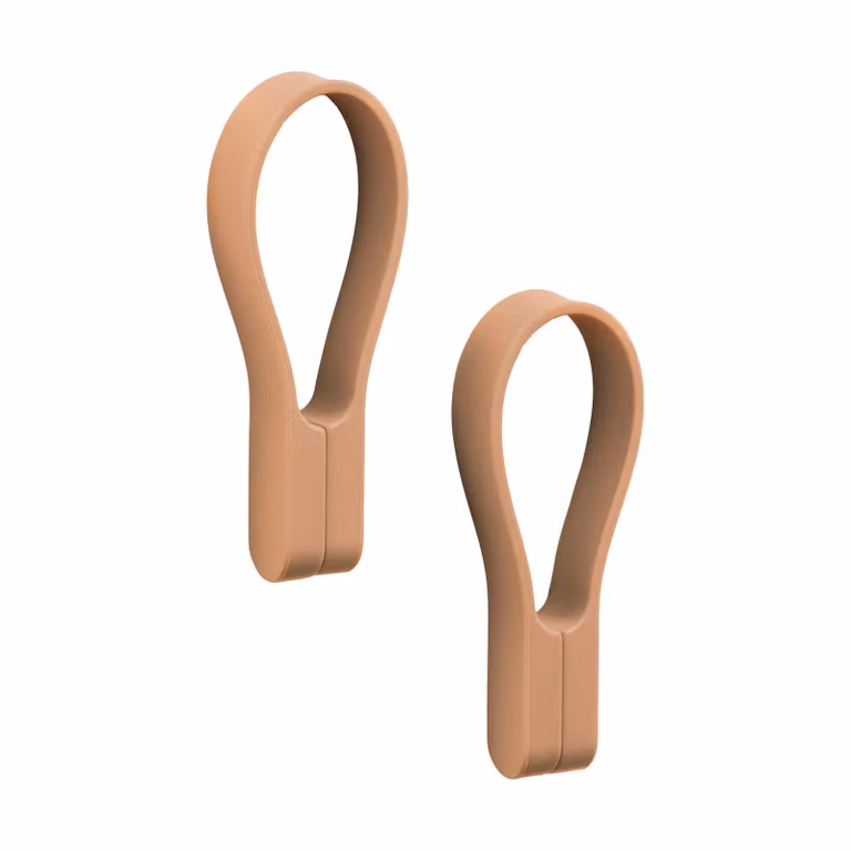 Zone Denmark Loop magnetische handdoekhanger 2-pack Mandarine