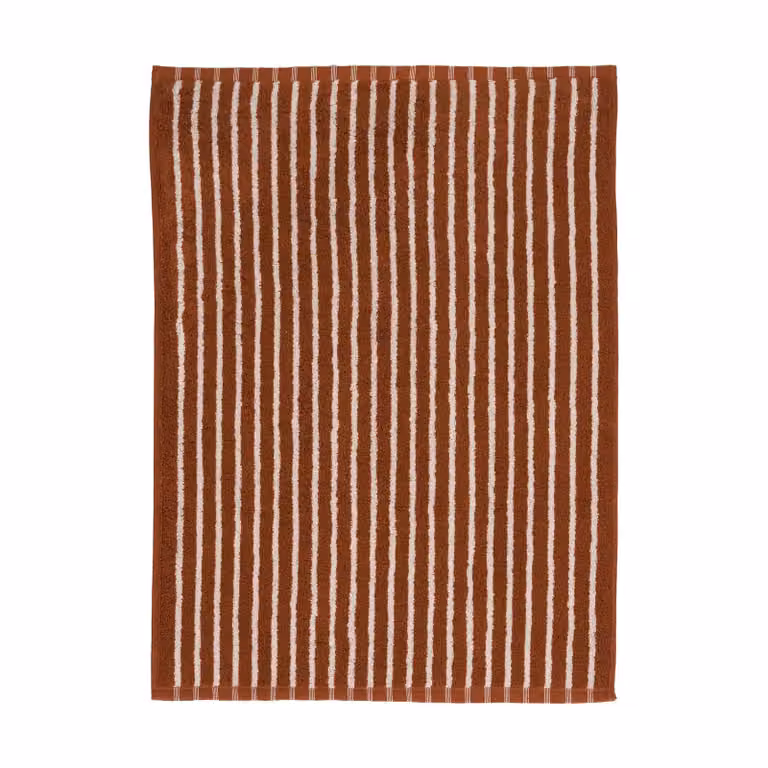 Scandi Living Drift badmat Bruin-wit 50 x 70 cm