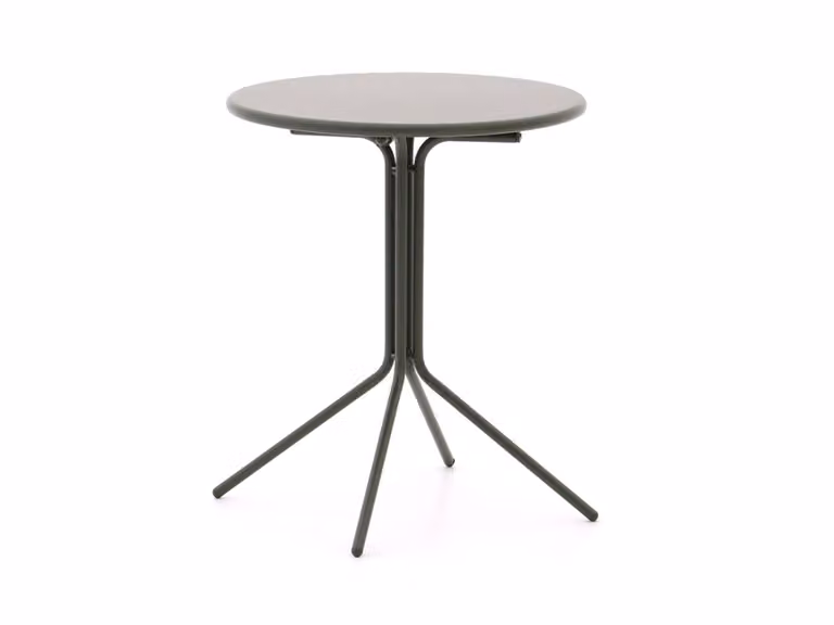 Forza Furniture Inklapbare Tuintafel, Rond, Groen, Ø 60 cm