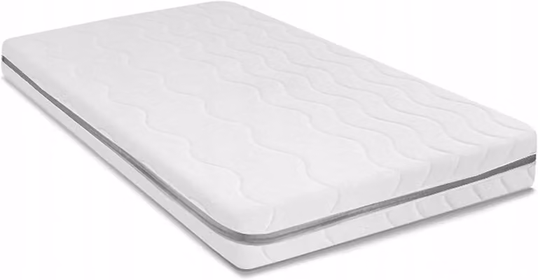 Grijs Koudschuim Matras voor Volwassenen met Hypoallergeen Overtrek, Hoogte: 10 cm