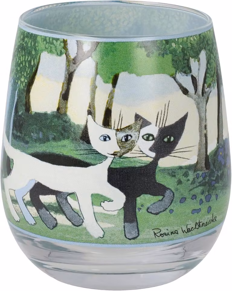 Groen Windlicht van Glas met Artistiek Ontwerp voor Sfeerverlichting Buiten, B/D/H: 8,5 x 8,5 x 9,5 cm