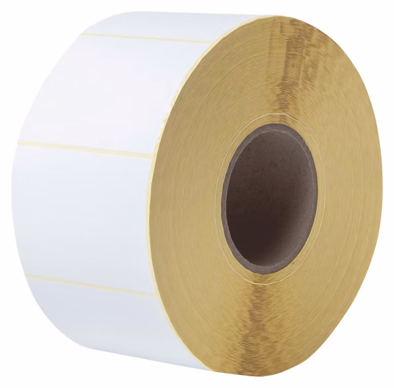 Brother etiketten ongecoat wit 102 x 74 mm verpakking van 4 rollen met 2.940 stuks per rol