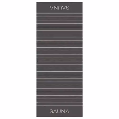 Cawo Balance Sauna Saunalaken Anthrazit B: 80 cm, L: 200 cm