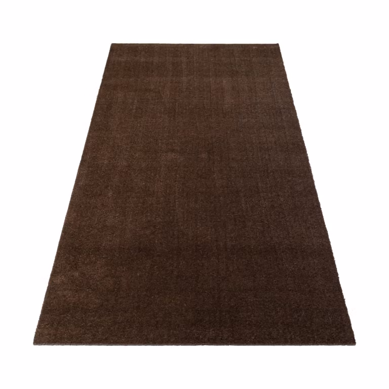 Tica Copenhagen Unicolor gangloper vloerkleed Bruin 90 x 200 cm