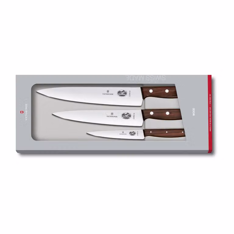 Victorinox Wood Messenset 3-delig Roestvrij staal Esdoorn
