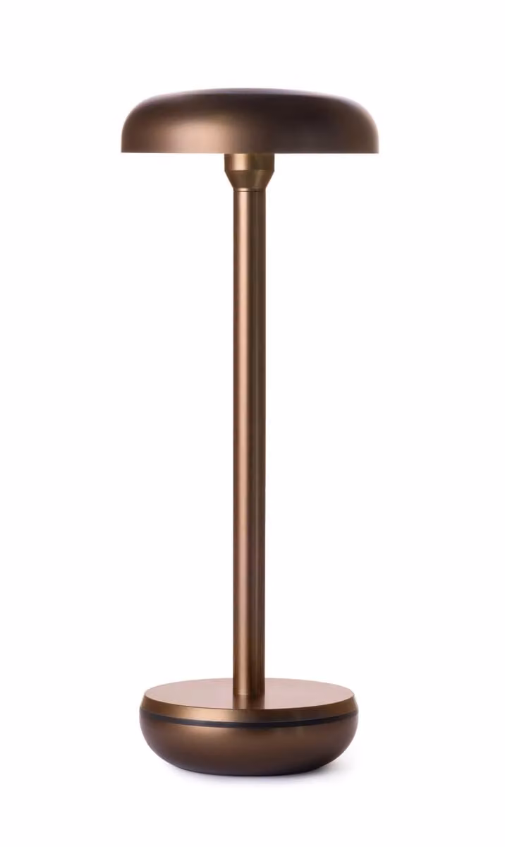 Humble Air oplaadbare tafellamp - Bronze - Aluminium