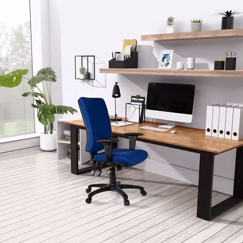 hjh OFFICE Zenit High ergonomische bureaustoel met armleuningen, rood