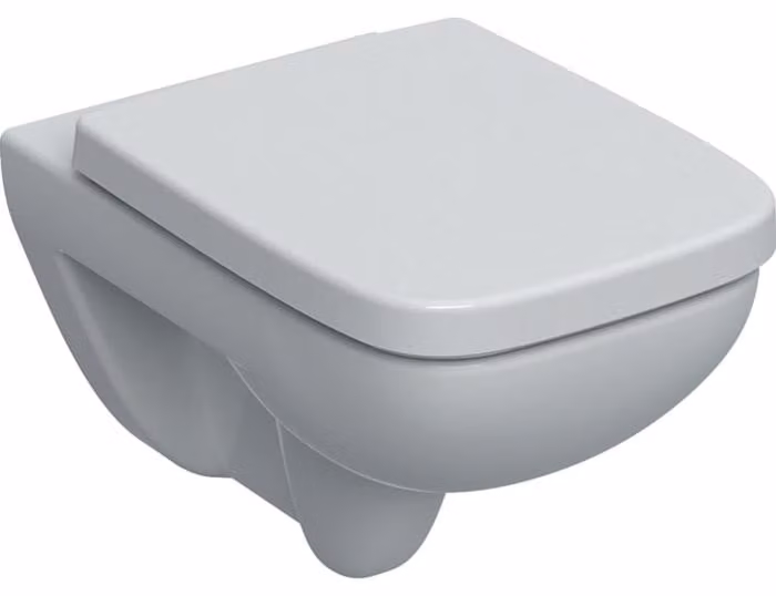 Geberit Renova Plan set voor wandtoilet met diepspuitfunctie en toiletzitting