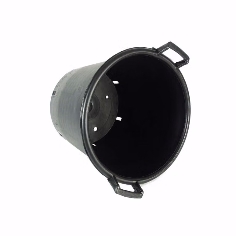 Nature Ritzi container met handgreep, zwart, 35 liter