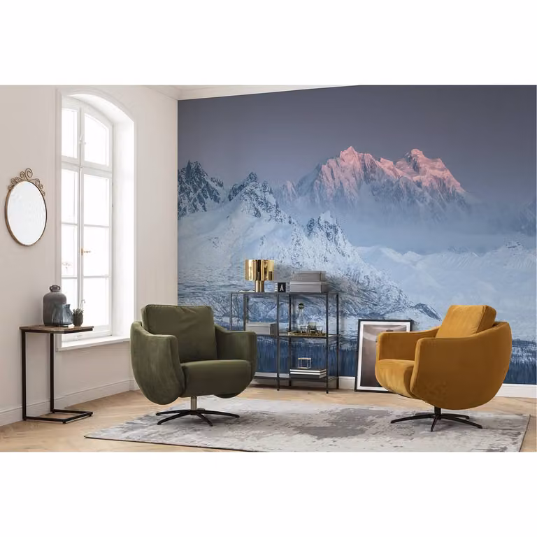 home24 Fotobehang Thrones Blau Modern B: 500 cm, H: 280 cm