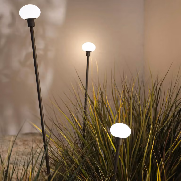 Karman MINUIT LED grondspies lamp - Zwart - Hoogte: 210 cm