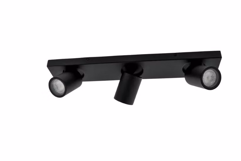 Lyora Badkamer opbouwspot zwart aluminium IP44