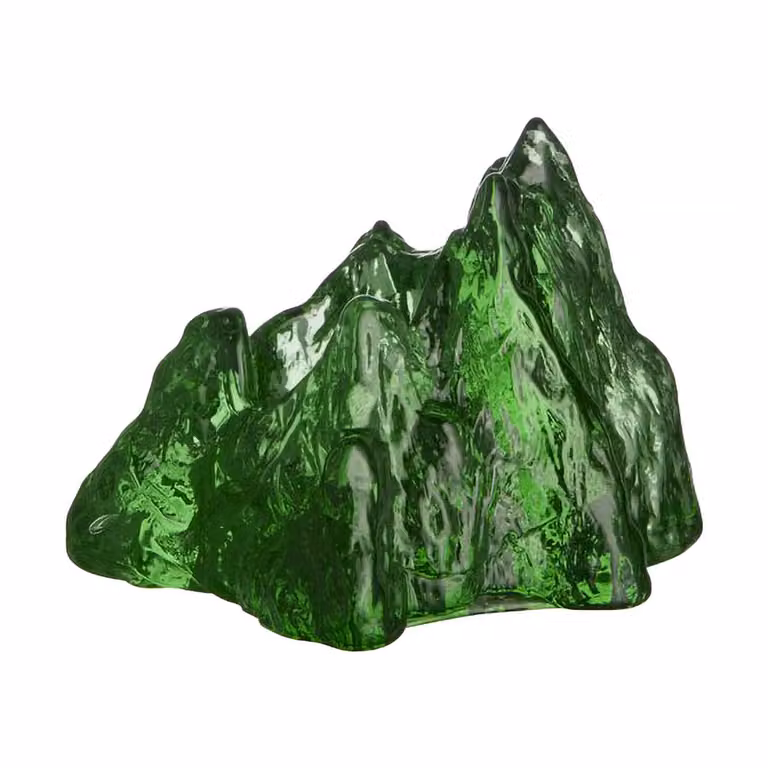 Kosta Boda The Rock waxinelichtjeshouder Smaragd groen 91 mm