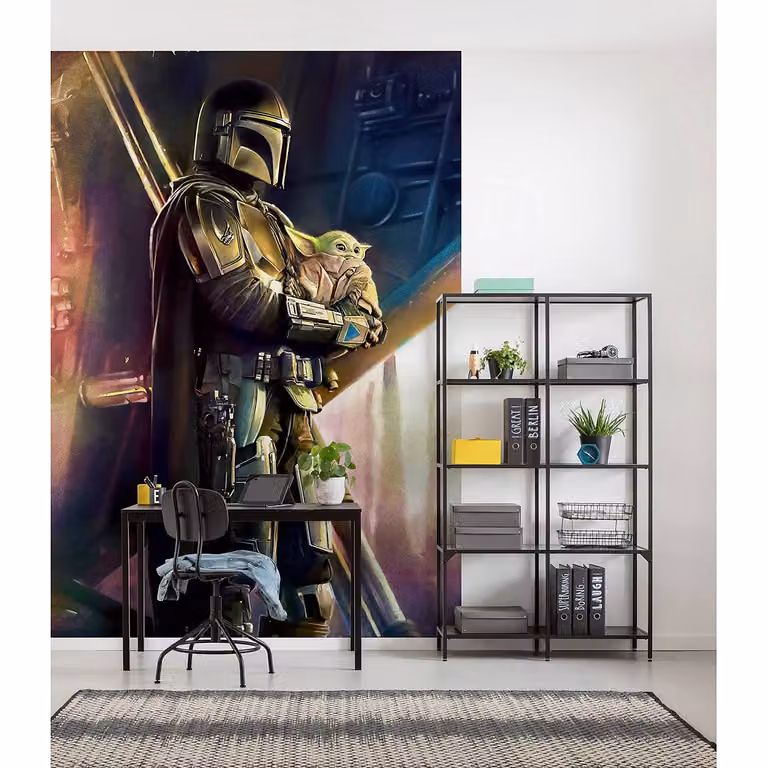 home24 Fotobehang Mandalorian Savior Multicolour B: 200 cm, H: 280 cm