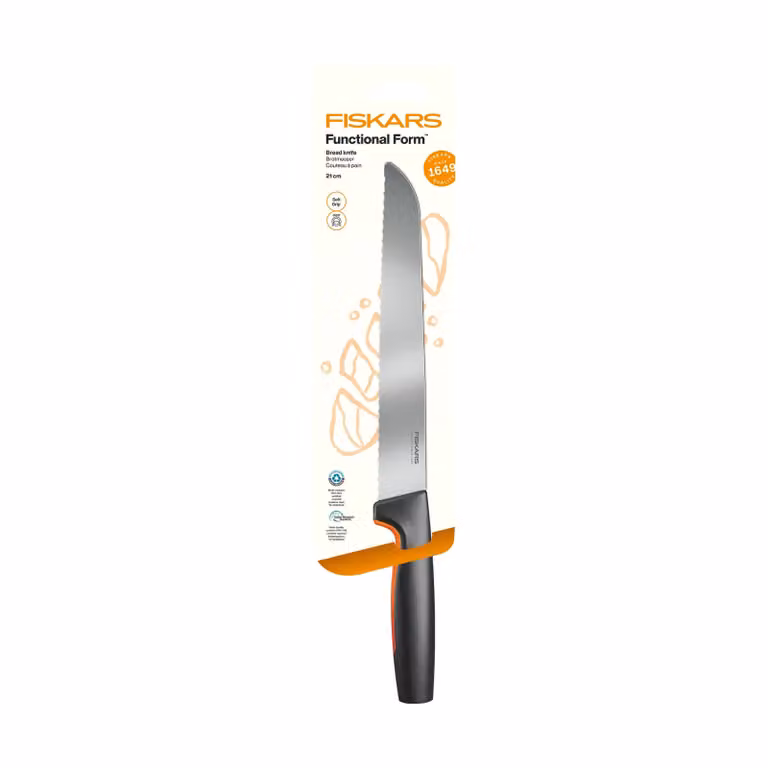 Fiskars Functional Form broodmes van roestvrij staal