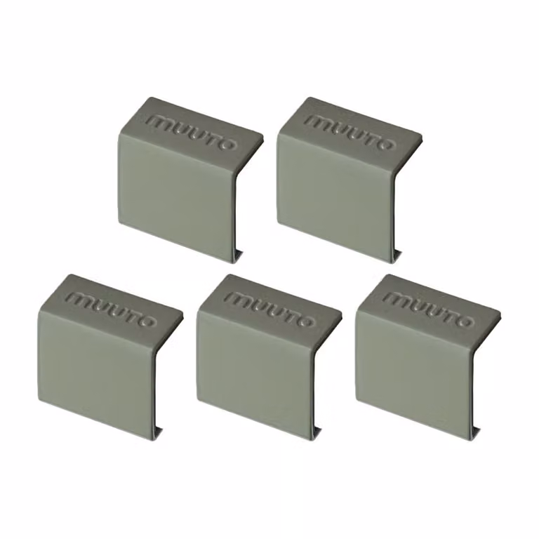 Muuto Mini Stacked 2.0 Clips - 5 stuks - Groen