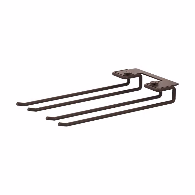 String handdoekenrek 2-pack Donkerbruin, Breedte: 30 cm