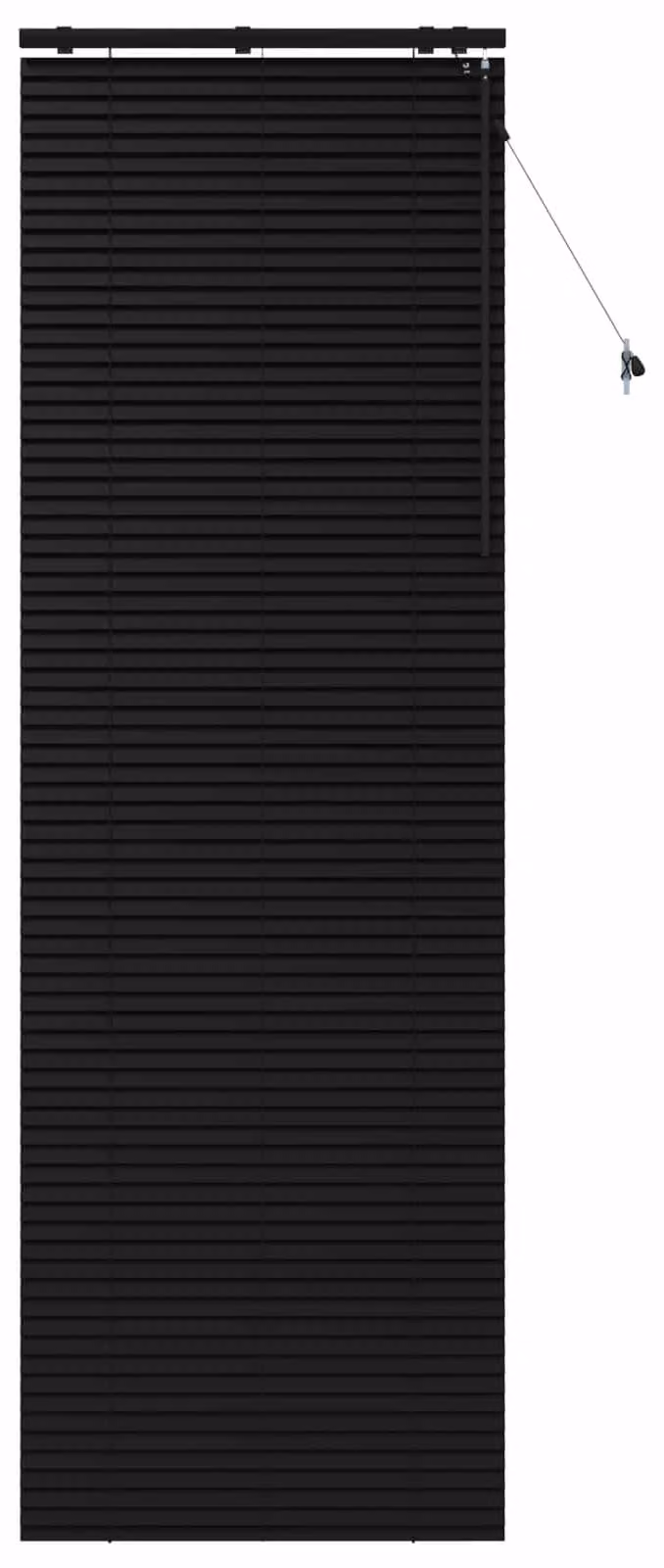 vidaXL Veneziaanse jaloezie, zwart, 35 mm, B: 90 cm, H: 250 cm