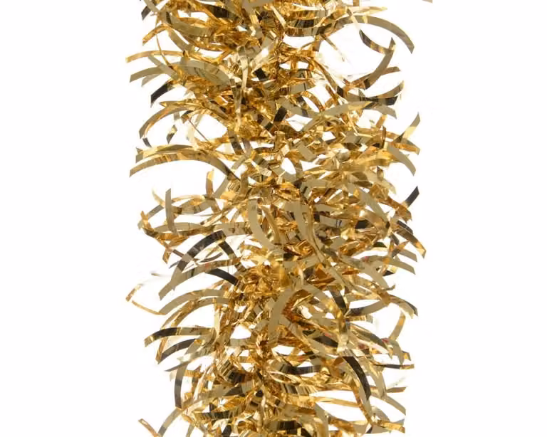 Decoris Lametta golfguirlande glans licht goud