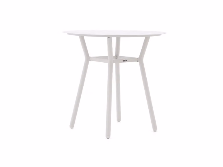 Manifesto Furniture Ronde Tuintafel Manifesto in Wit Aluminium Ø110 cm