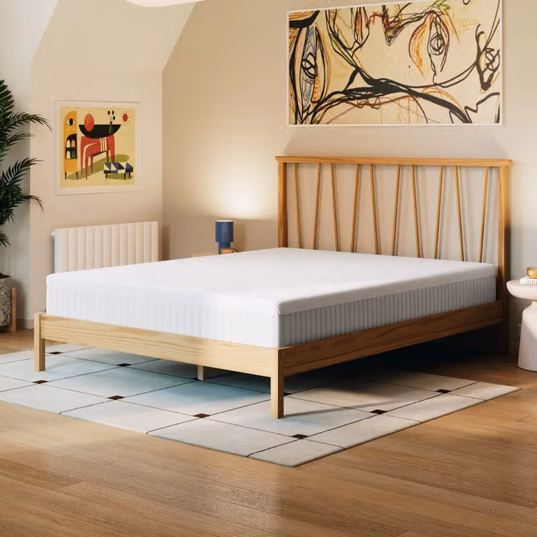 Hypnia Hybride Latexmatras met Afneembaar Dekbed en Temperatuurregulatie - Wit