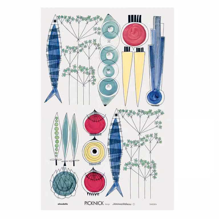 Almedahls Picknick theedoek 47 x 70 cm