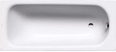 Kaldewei Saniform Plus Badkuip model 362-1, Alpinewit met pareleffect, B/D/H: 160 x 70 x 40 cm