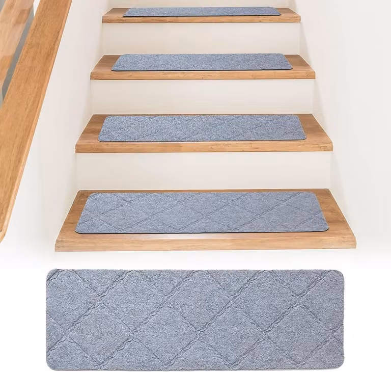 15 stuks Zelfklevende Antislip Traptredenmatten voor Trapbescherming, 76 x 20 cm