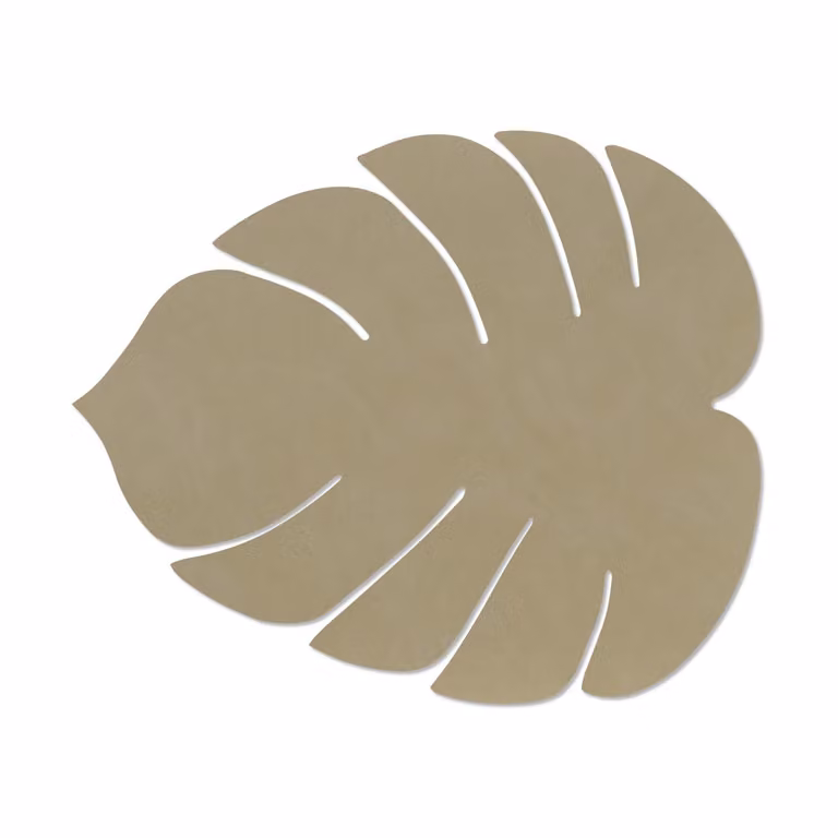 LIND DNA Monstera Leaf Nupo placemat L Herbal dust