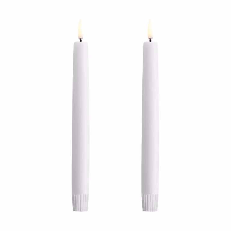 Uyuni Lighting LED kaars wit 2-pack Ø2,3 x 20 cm